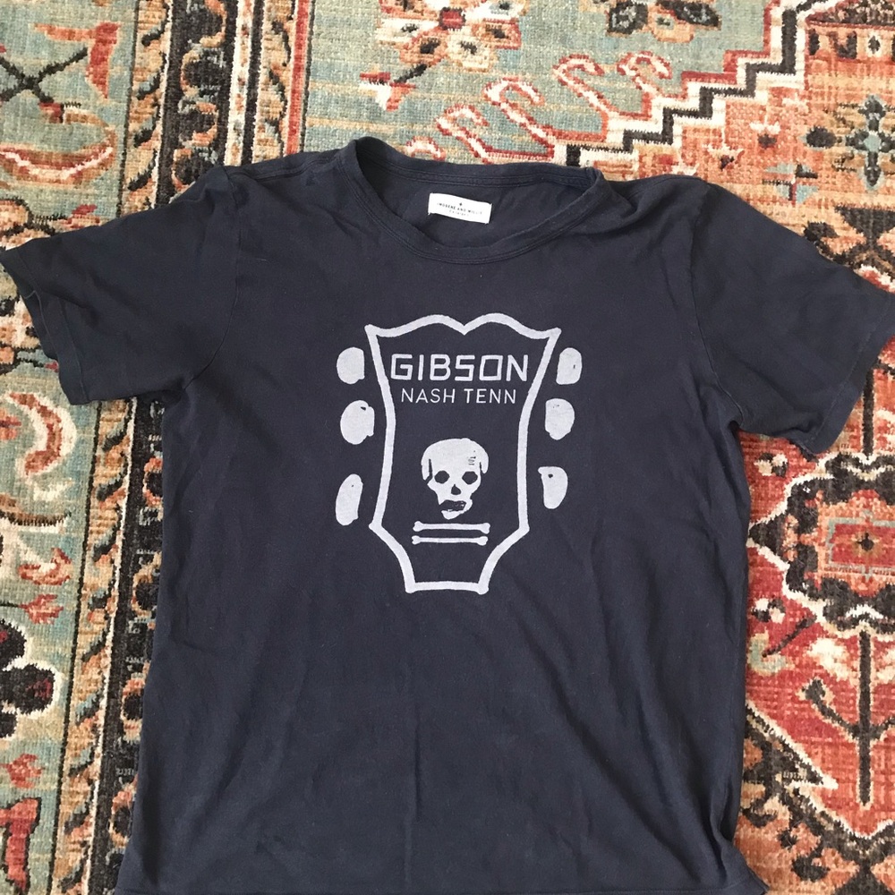 Imogene + Willie x Gibson "Headstock" Tee (Black) | Gibson